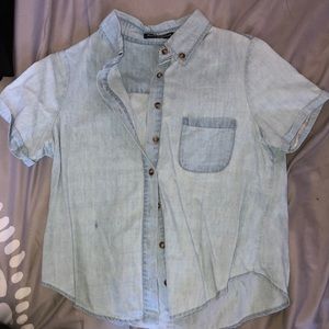 Denim button up